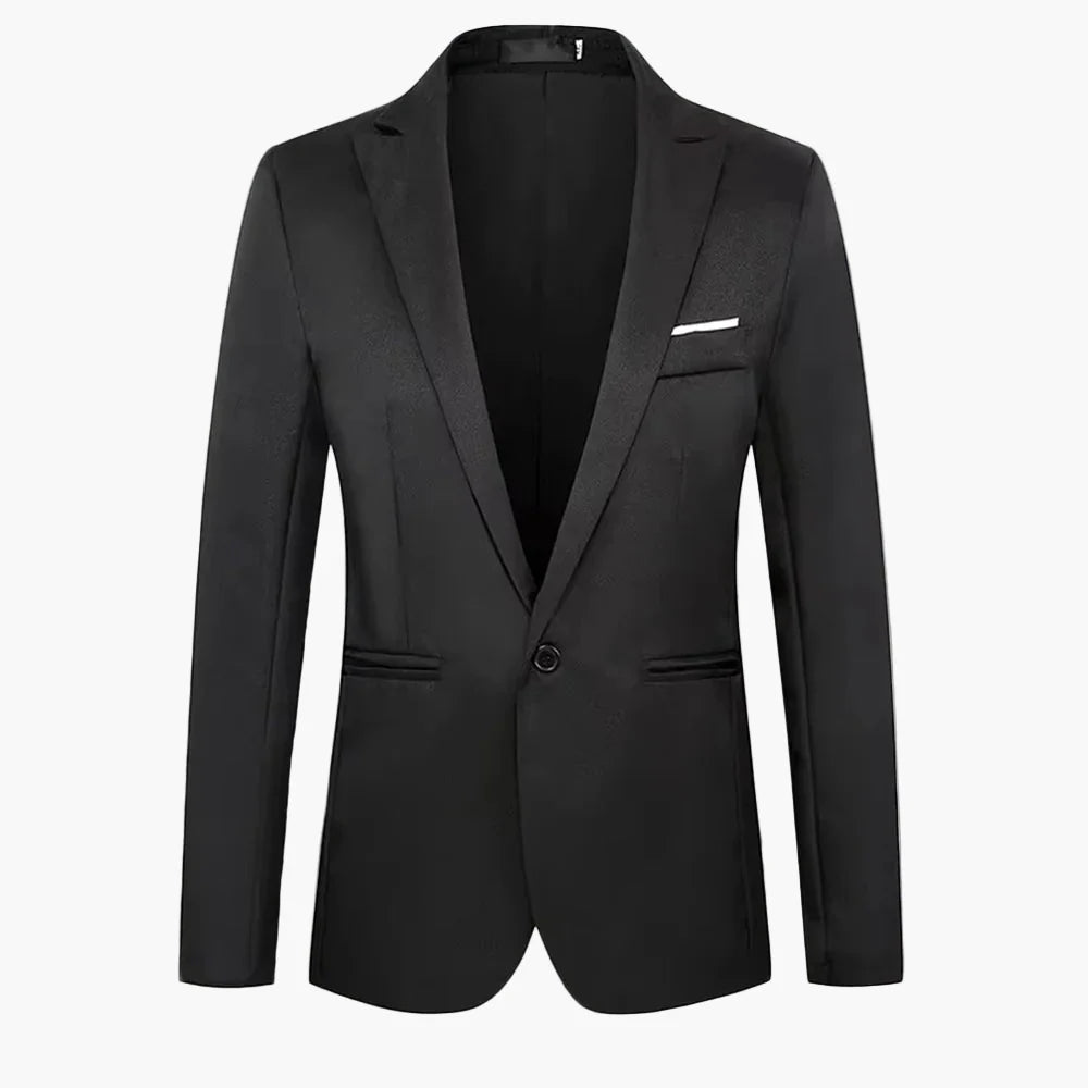 Herren Business Sakko – Eleganter Einreiher Blazer für formelle Anlässe und Büro