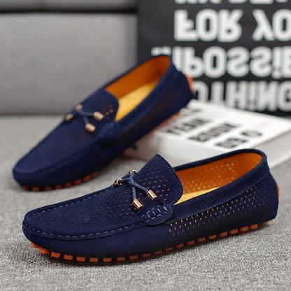 Herren Mokassin Loafer – Eleganter Freizeit- und Business-Slipper, Atmungsaktiv, Bequem
