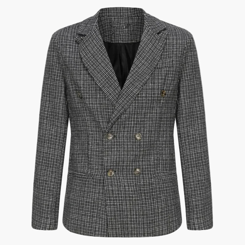 Herren Doppelreihiger Blazer im modernen Business-Stil – Perfekt für Büro und besondere Anlässe