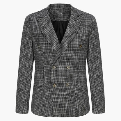 Herren Doppelreihiger Blazer im modernen Business-Stil – Perfekt für Büro und besondere Anlässe
