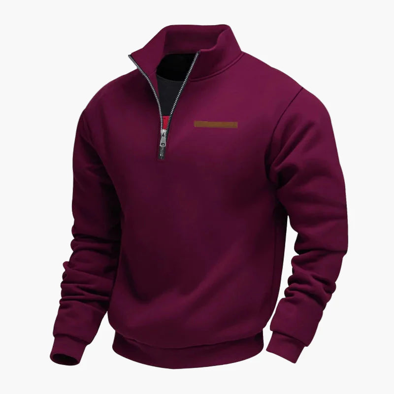Herren Halbzip-Fleece Pullover – Bequemer Casual-Style für Reisen und Alltag