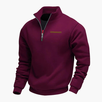 Herren Halbzip-Fleece Pullover – Bequemer Casual-Style für Reisen und Alltag