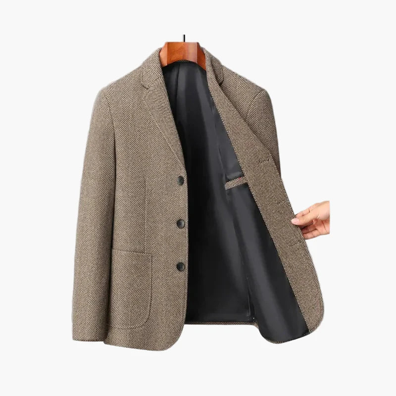 Herren Klassischer Business Blazer – Eleganter Freizeit- und Büro-Look