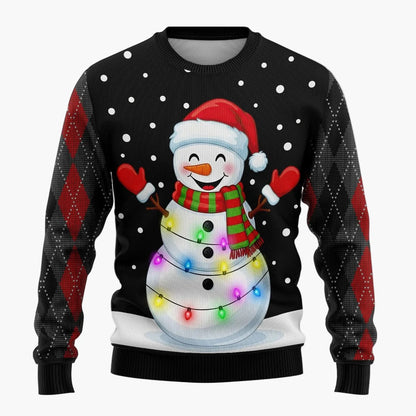 Herren Lustiger Weihnachts-Pullover mit frechem Santa-Motiv – Perfekt für Ugly Christmas Sweater Partys