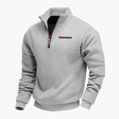 Herren Halbzip-Fleece Pullover – Bequemer Casual-Style für Reisen und Alltag