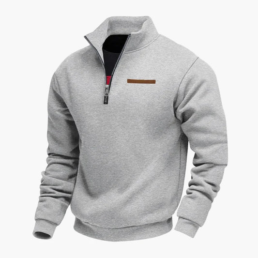 Herren Halbzip-Fleece Pullover – Bequemer Casual-Style für Reisen und Alltag