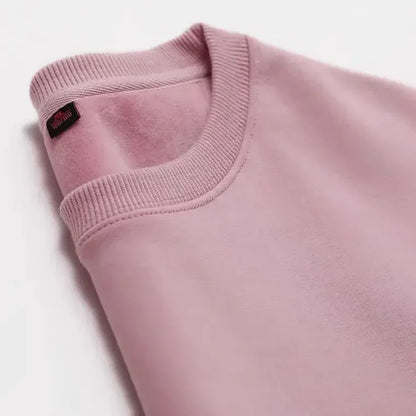 Unisex Langarm Sweatshirt Rundhals mit weichem Innenfutter