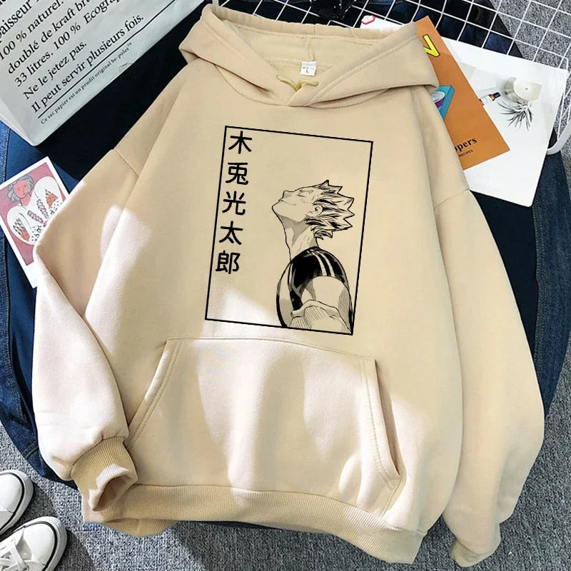 Unisex Kapuzenpullover mit Anime-Druck