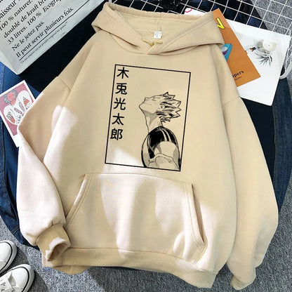Unisex Kapuzenpullover mit Anime-Druck