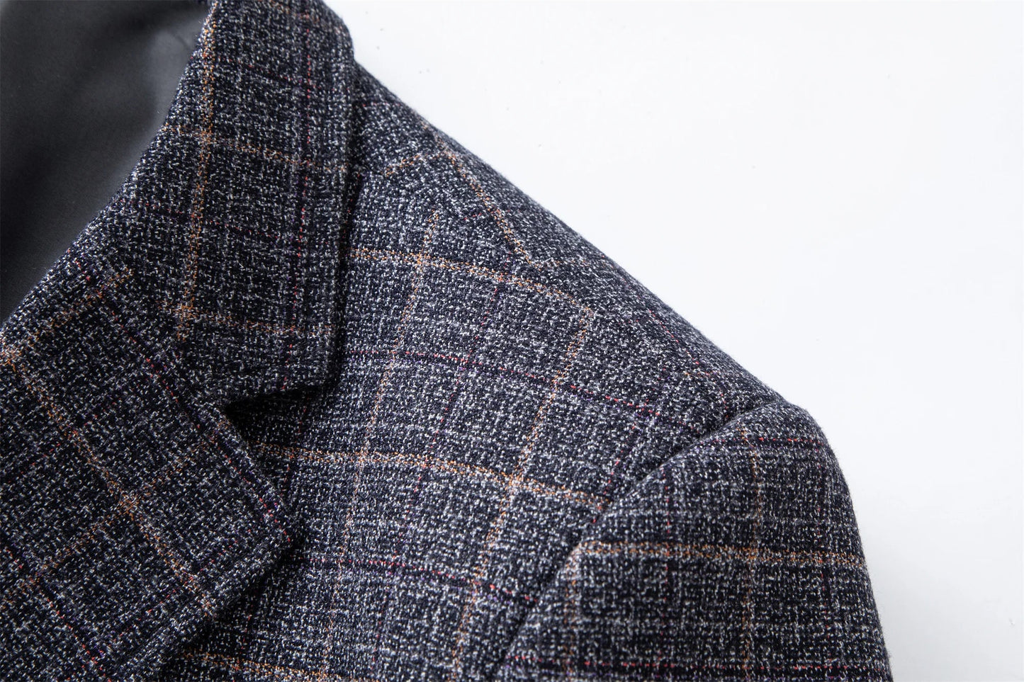 Herren Blazer Modern Kariert Business & Freizeit Elegant
