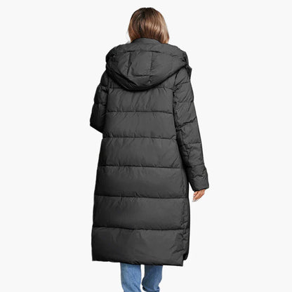Damen Steppmantel mit Kapuze – Warmer Wintermantel für Alltag und Outdoor