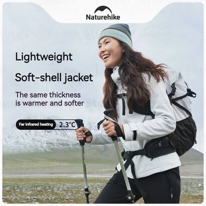Unisex Outdoorjacke mit Kapuze und Reißverschluss, Schwarz oder Hellgrau