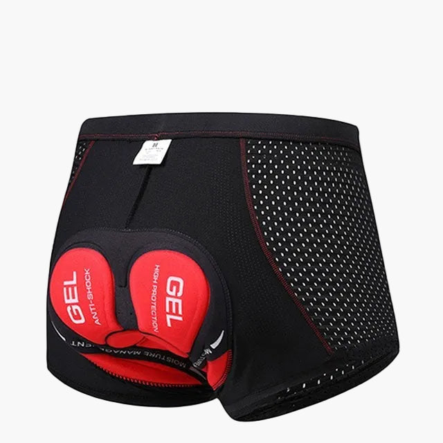 Herren Fahrradhose mit 5D-Gel-Polster – Atmungsaktive, stoßdämpfende Radunterhose für Mountainbike, Rennrad & Pendler