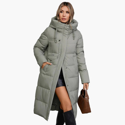 Damen Steppmantel mit Kapuze – Warmer Wintermantel für Alltag und Outdoor