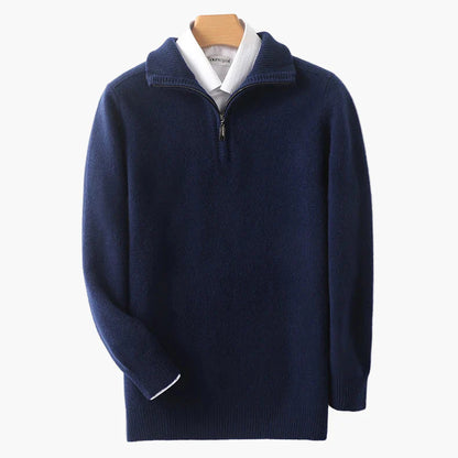 Herren Halbzip Strickpullover – Klassischer Komfort für Alltag und Freizeit