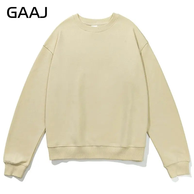 Unisex Langarm Sweatshirt Rundhals Basic Pullover