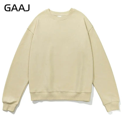 Unisex Langarm Sweatshirt Rundhals Basic Pullover