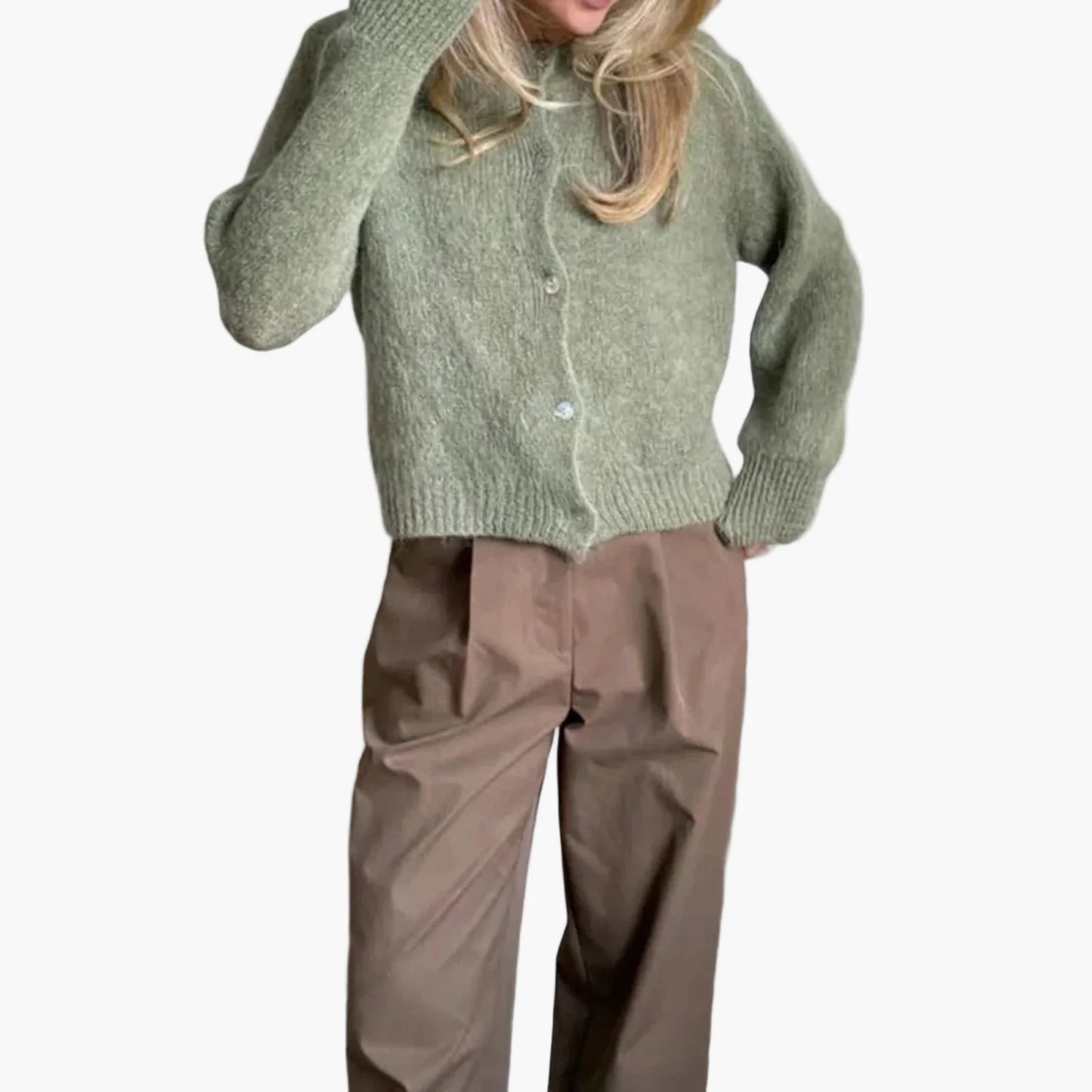 Damen Strickcardigan im lässigen Stil für Alltag und Freizeit