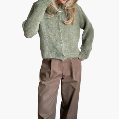 Damen Strickcardigan im lässigen Stil für Alltag und Freizeit