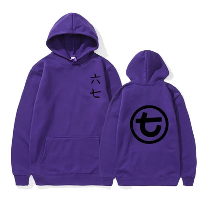 Unisex Kapuzenpullover mit Kängurutasche und Front-/Rückenprint