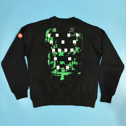 Unisex Langarm Sweatshirt Rundhalsausschnitt mit grafischem Aufdruck