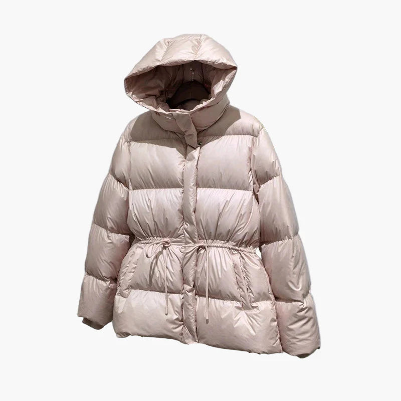 Damen Winter Steppjacke mit Kapuze – Warmer Outdoor Casual Mantel