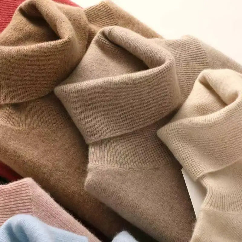 Damen Rollkragenpullover, langärmlig, weiches Material