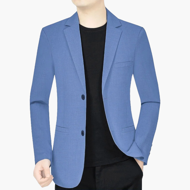 Herren Blazer Modern Business Casual – Eleganter Einreiher Sakko für Büro und Freizeit