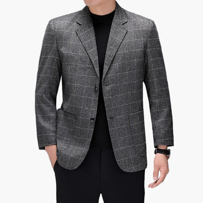 Herren Sakko Modern Kariert – Eleganter Business & Freizeit Blazer