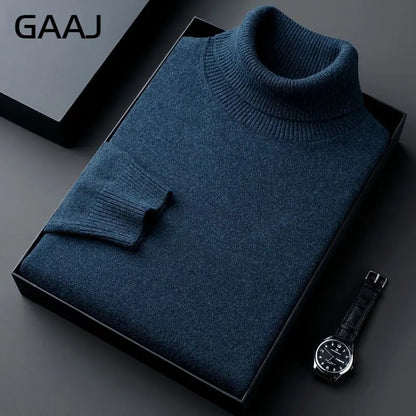 Rollkragenpullover für Herren, Feinstrick