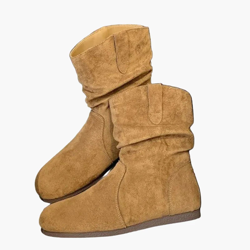 Damen Bequeme Freizeit Stiefel – Modische Slipper Boots für Alltag und Outdoor