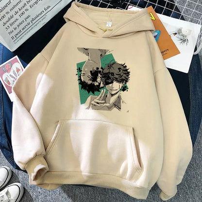 Unisex Kapuzenpullover mit Anime-Druck