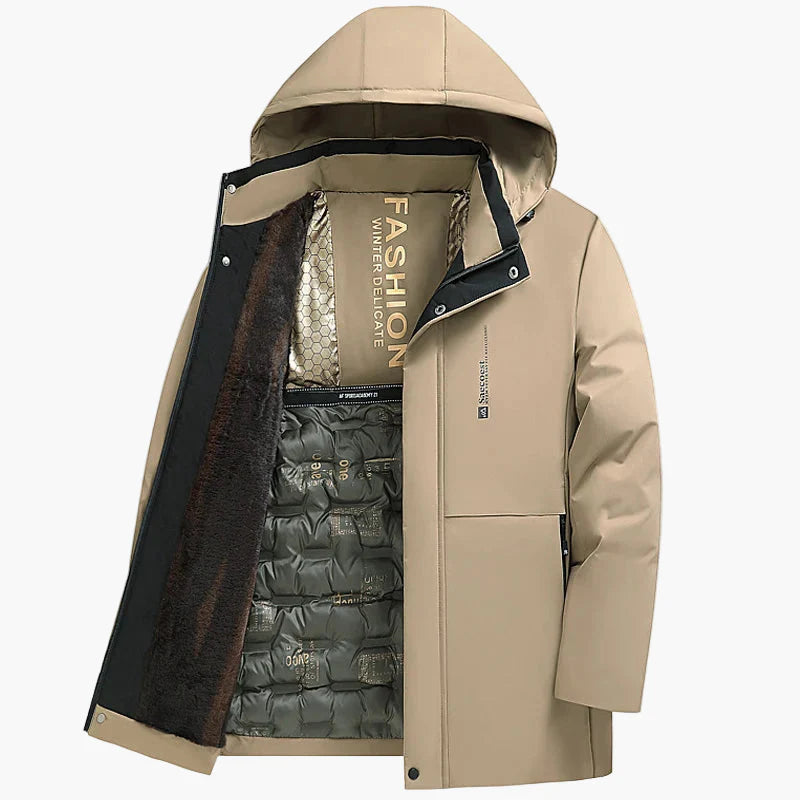 Herren Wintermantel mit Kapuze – Modischer Outdoor Parka für kalte Tage