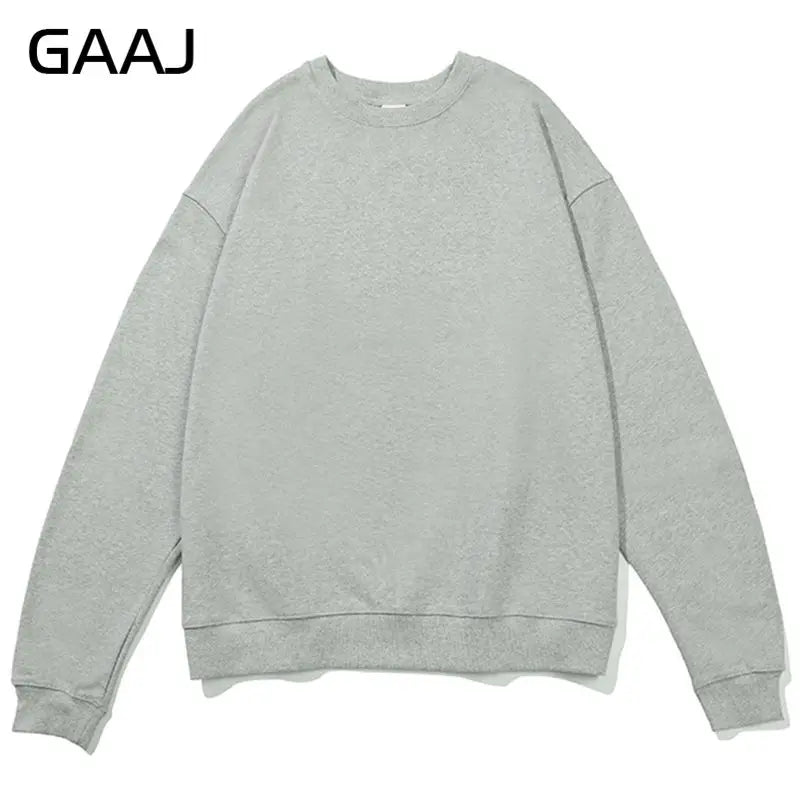 Unisex Langarm Sweatshirt Rundhals Basic Pullover