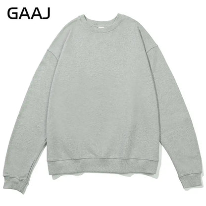 Unisex Langarm Sweatshirt Rundhals Basic Pullover