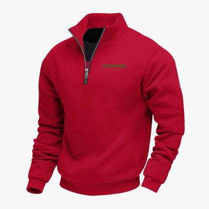 Herren Halbzip-Fleece Pullover – Bequemer Casual-Style für Reisen und Alltag