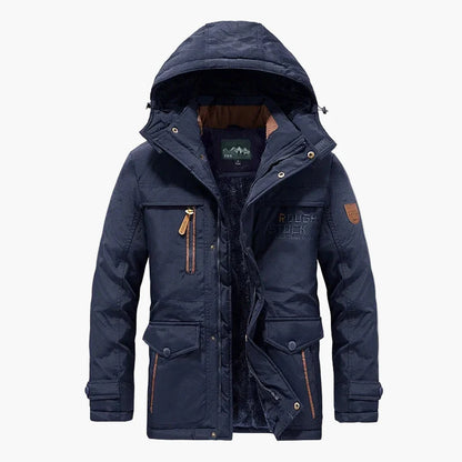 Herren Winter Outdoor Parka mit Kapuze – Warme Freizeitjacke für kalte Tage