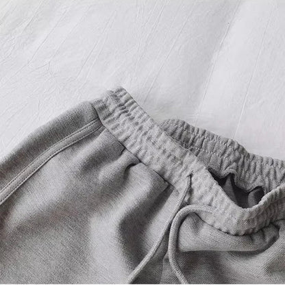 Damen Sportshorts mit Kordelzug und Logo-Patch