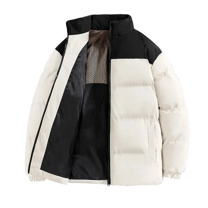 Herren Steppjacke Winter Warm Outdoor Streetwear – Trendige Pufferjacke für Alltag und Freizeit