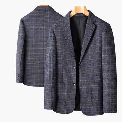 Herren Blazer Modern Kariert Business & Freizeit Elegant