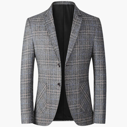 Herren Modernes Business Sakko – Eleganter Anzugblazer im Karomuster für Büro & besondere Anlässe