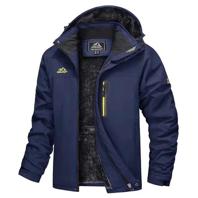 Jacke mit Kapuze und Reißverschluss