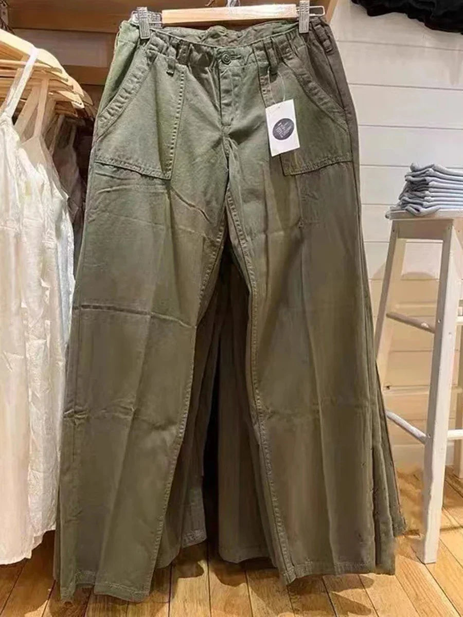 Loose Fit Cargohose für Damen mit mehreren Taschen