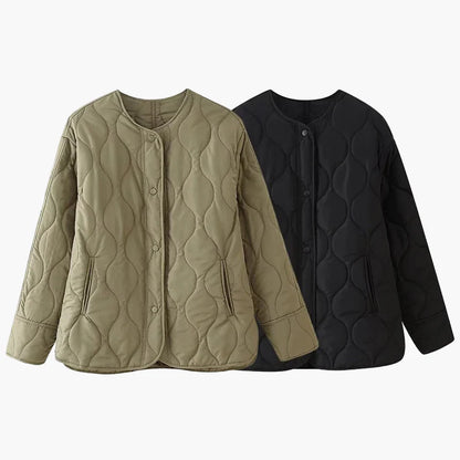 Damen Steppjacke Übergangsjacke Casual Modern