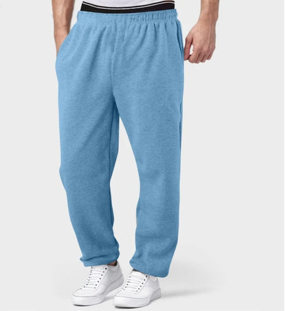 Unisex Jogginghose Schwarz – Bequeme Freizeithose mit Kordelzug und Seitentaschen
