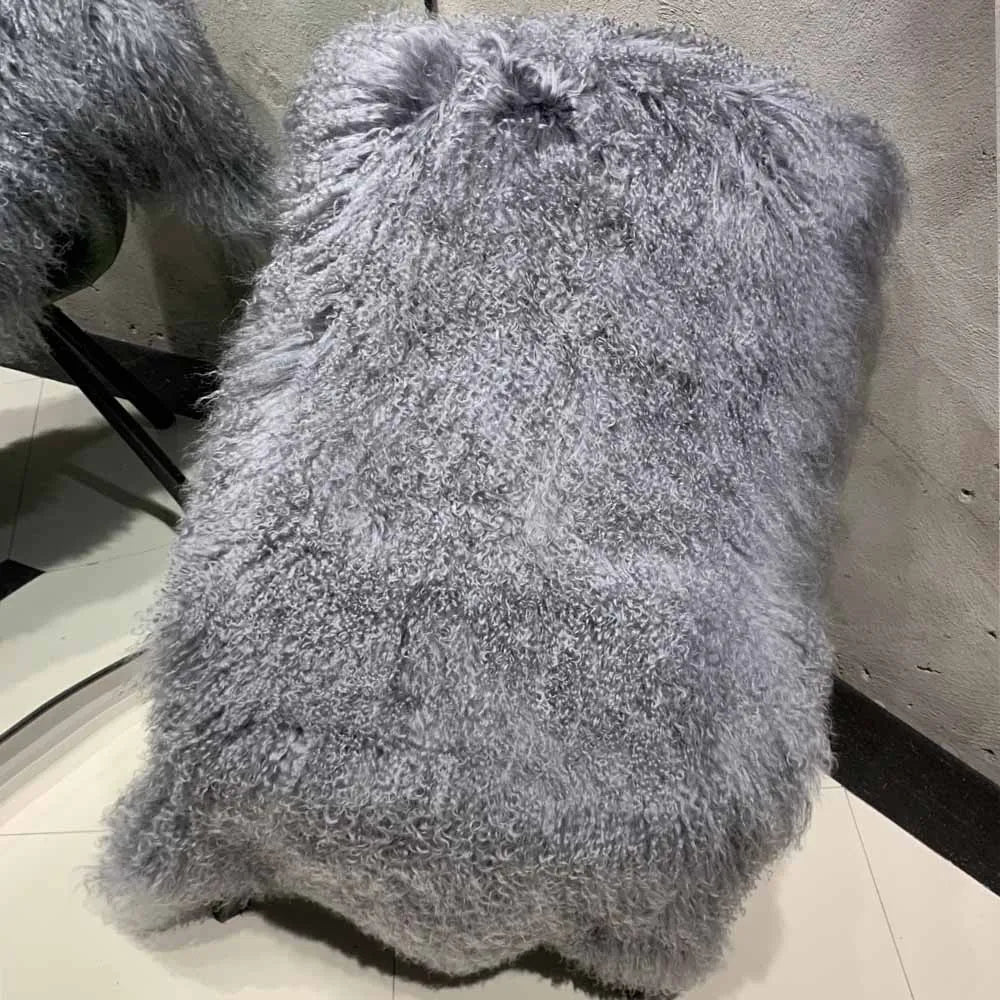 Damen Langer Mantel mit zotteligem Kragen Warmer Winter Outwear
