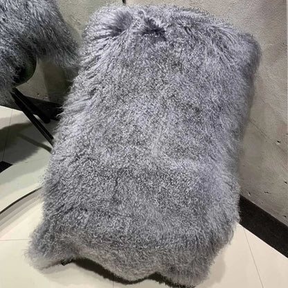Damen Langer Mantel mit zotteligem Kragen Warmer Winter Outwear