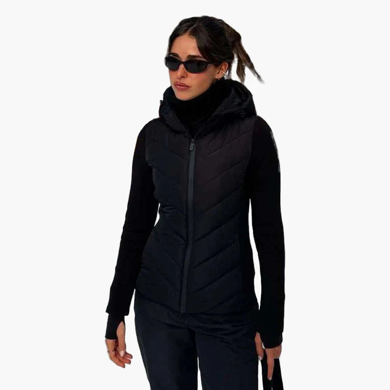 Damen Steppjacke mit Kapuze – Alltag & Outdoor, Komfortabler Schnitt