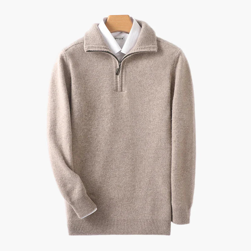 Herren Halbzip Strickpullover – Klassischer Komfort für Alltag und Freizeit
