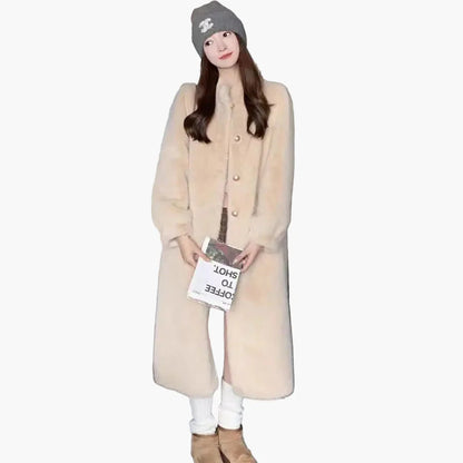 Damen Luxus Wintermantel Eleganter Klassischer Stil für Alltag und besondere Anlässe